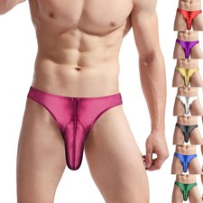 Men Bikini Shorts Bulge Pouch