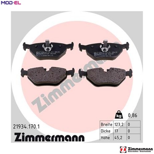 Brake pad set - brake,