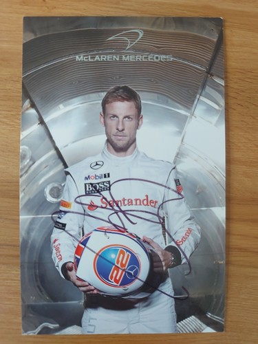 Jenson button signed photo - jenson,