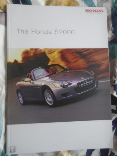 Honda s2000 brochure may - brochure, 2003