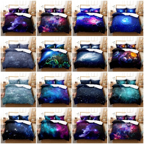 Galaxy universe quilt duvet - universe,