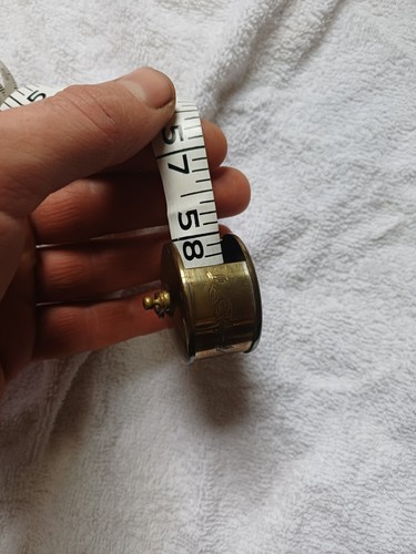 Brass vintage tape measure