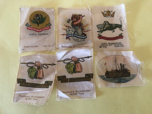 Vintage silk cigarette cards - silk,