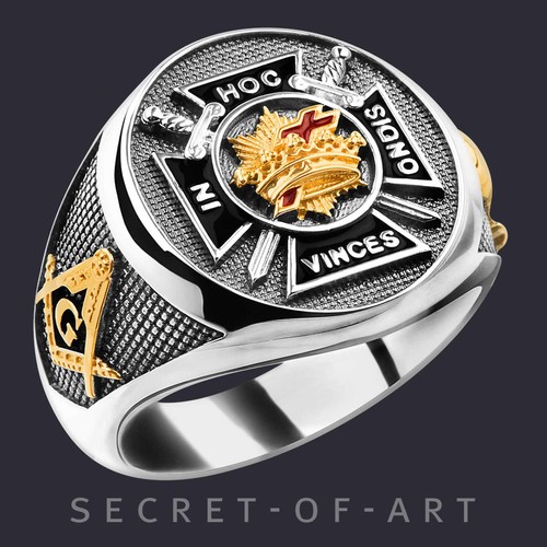Knights templar ring 925 - knights,