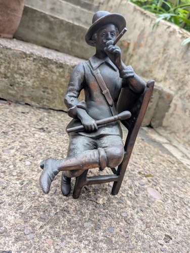 Patinated bronze spelter - patinated,