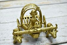 Indian Brass Decor /Bullock cart Handcrafted Dhokra Art/Brass Showpiece Decor