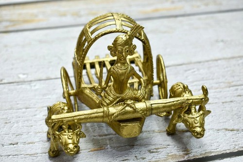 Indian brass decor bullock - decor, /bullock