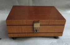 Vintage Art Deco Style Music Jewellery Box .