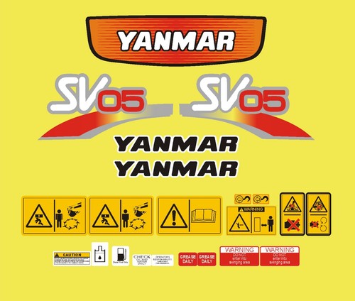 Yanmar sv05 mini digger - yanmar,