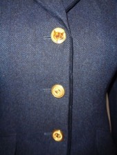 JOULES  TWEED  HACKING JACKET   LOTS OF DETAIL HUNTING BUTTONS    UK 12