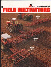 Allis-Chalmers Tractor Field Cultivator Brochure Leaflet