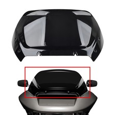 12" Black Front Windscreen