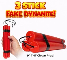 FAKE DYNAMITE 3 RED STICKS