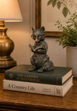 Reading Fox Ornament with