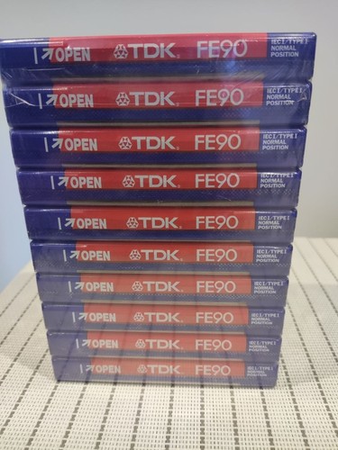 10x tdk fe90 minutes - fe90, blank
