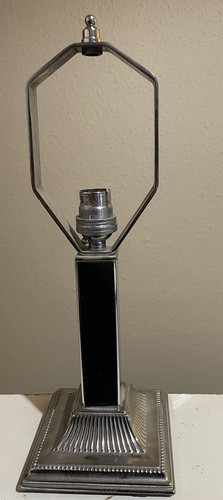 Chrome art deco table - chrome,