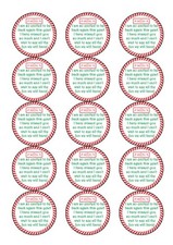 Elf Letter Edible Cupcake