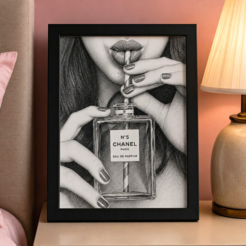 Chanel framed black - no.,