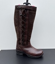 Brogini Adult Winchester Long Country Brown Boots Size Eu 38 Wide Uk 5