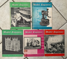 5 Vintage Model Engineer Magazines from 1957