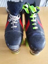 Ultra Rare Vintage 1980's Vecar Roller Hockey Boots , Made In Spain