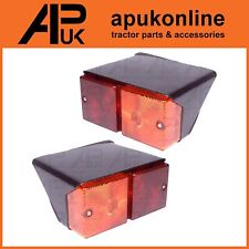 Pair Rear Light Lamp for Ford 2610 3610 4000 4610 5000 5600 7700 Digger Tractor