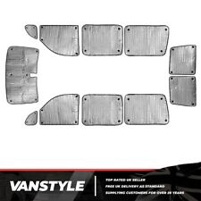 FITS VW CADDY LWB MAXI 2004-2010 11PC SET FULL THERMAL WINDOW BLINDS TWIN DOOR