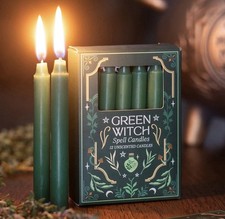 Pack of 12 Green Witch Spell
