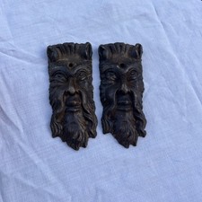 Pair Of Small Plaster Wall
