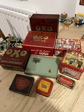 Job Lot Various Old Tins