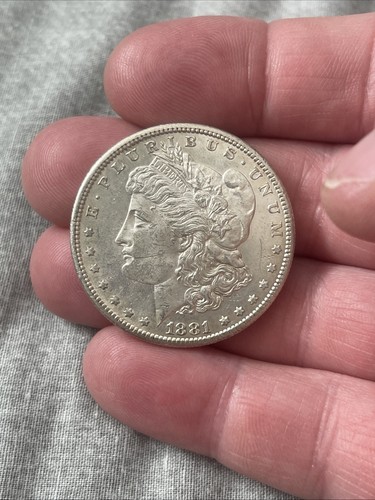 1881 mint morgan dolkar unc - 1881,