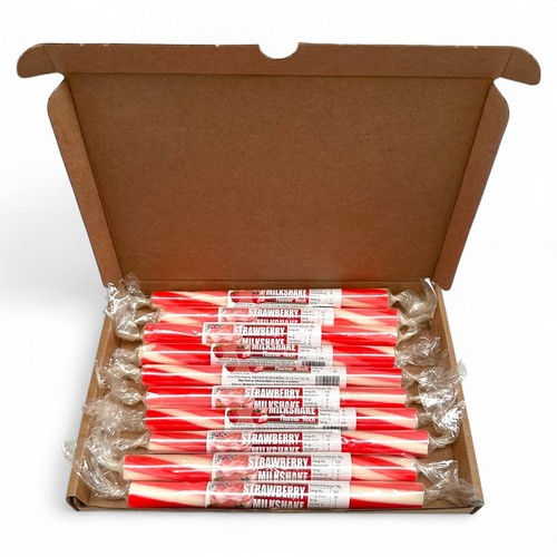 Strawberry milk rock stick - rock,