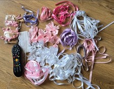 Bundle Ribbon Bows Lace Pink