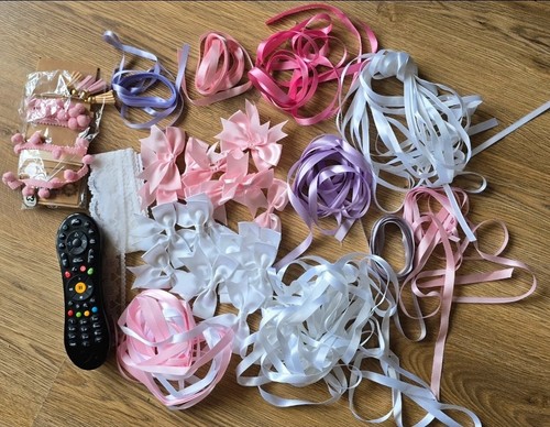 Bundle ribbon bows - ribbon, lace