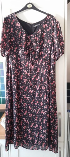 Nasty gal puff sleeve midi - sleeve,