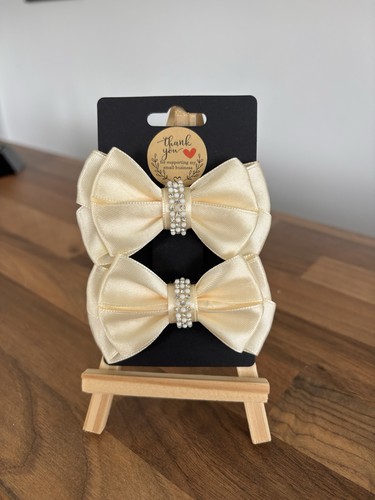 Christening clip bows - christening,,