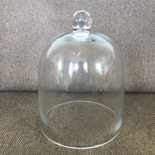 Vintage Glass Cloche Bell Jar Display Dome Apothecary Lab Scientific 10"x8” Wide