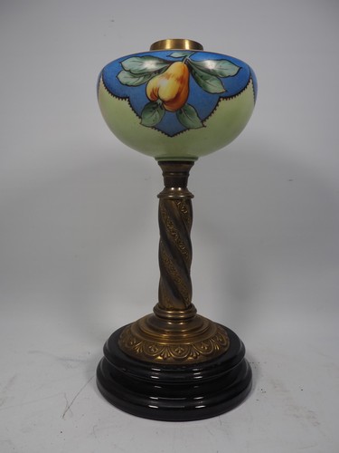 Antique oil lamp base - base, with