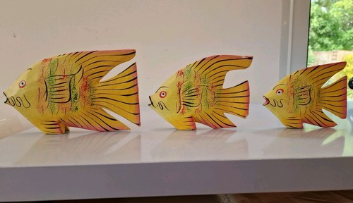 Vintage handpainted carved - vintage,