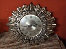 - Star Burst wall clock Working Vintage  Vintage Retro Seth Thomas sun Burst