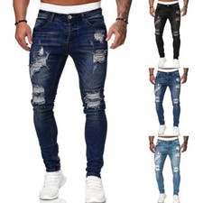 Men Jeans Mens Skinny Slim Fit