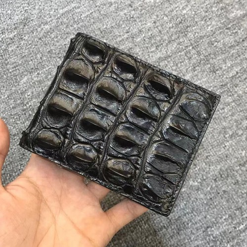 Black genuine alligator - genuine,
