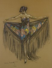Louis Icart Woman in a Spanish
