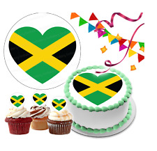 Jamaica Flag Cake Topper Party