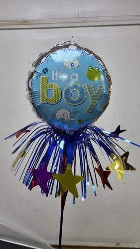 Frilly balloon wand stick - frilly,