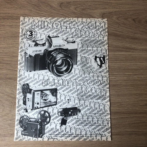 Cams66 magazine advert - advert, 11x8