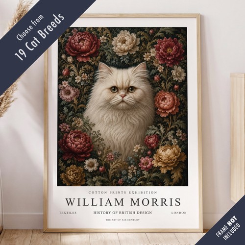 Cat william morris inspired - cat,