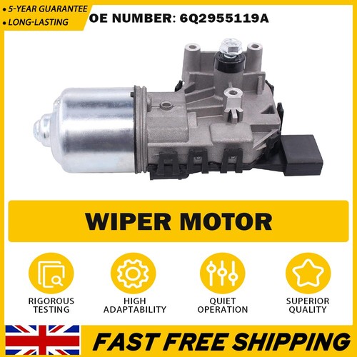 Front windscreen wiper motor - front,