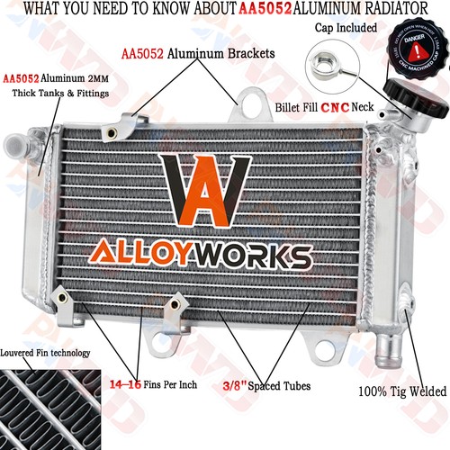 Aluminum radiator for 2004 - for, 2004-14