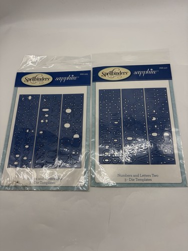 Spellbinders sapphire numbers - sapphire,